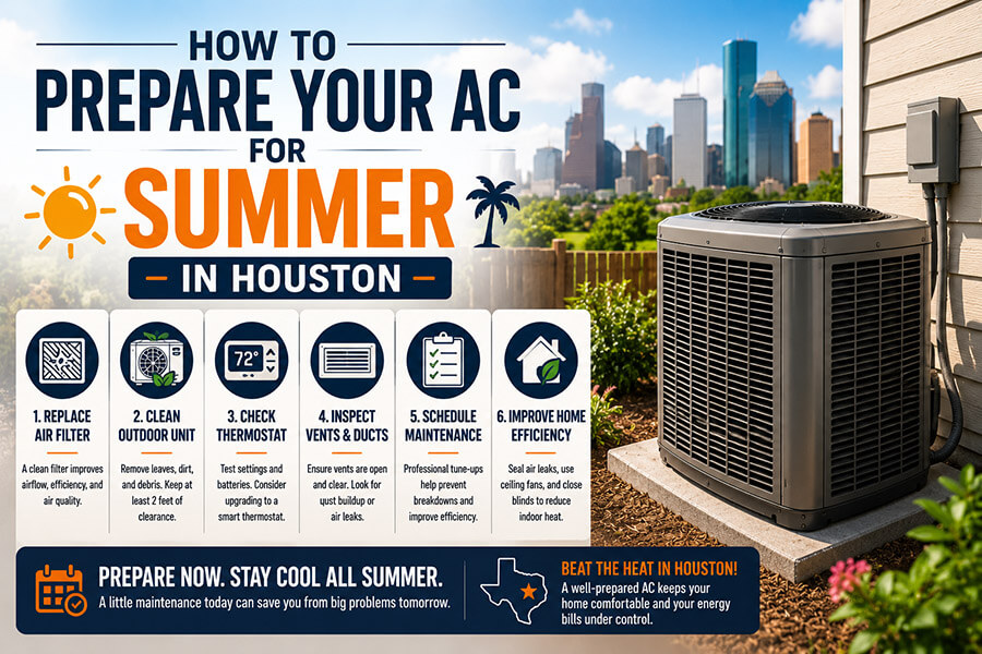 How to Prepare Your AC for Summer in Houston